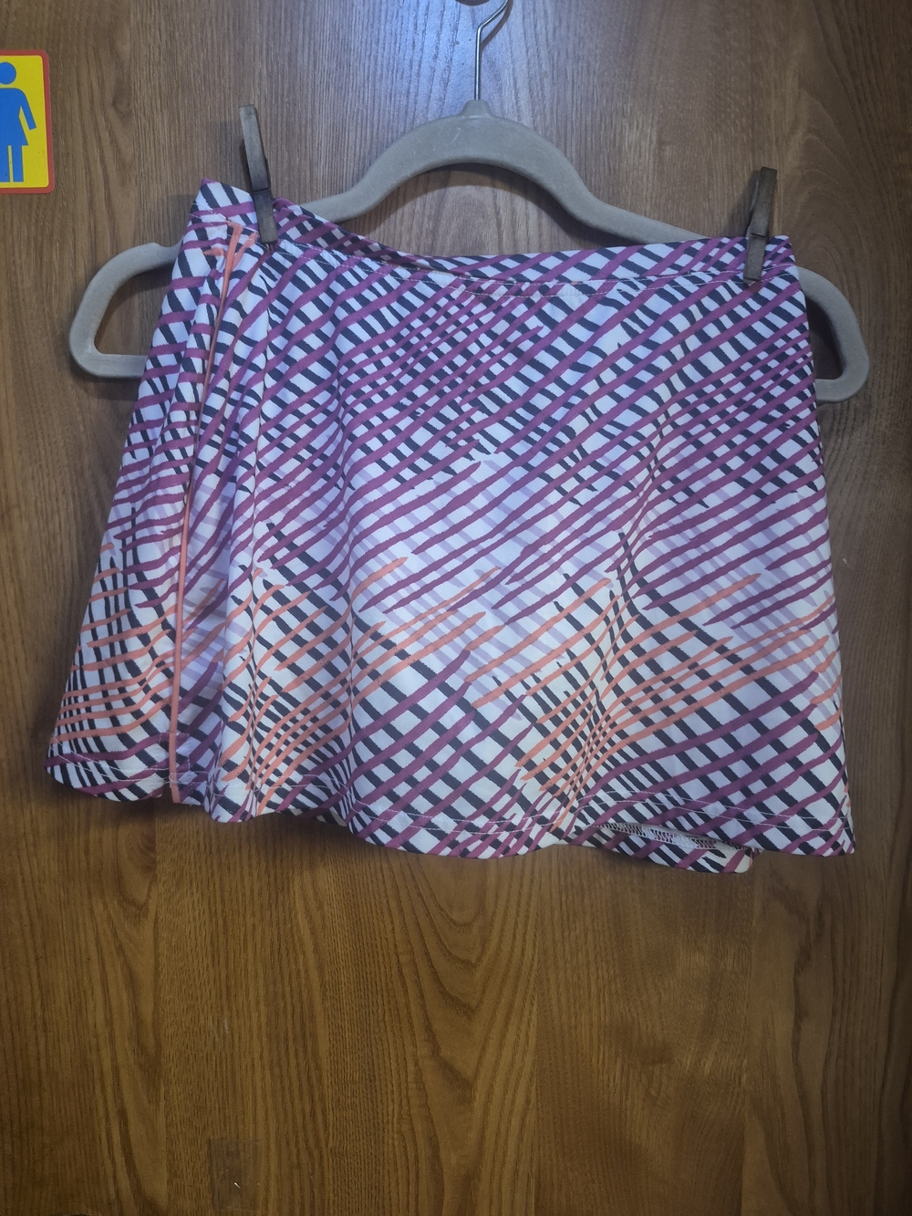 bcg Women’s Pink Patterned A-Line Skirt.  Box 47
